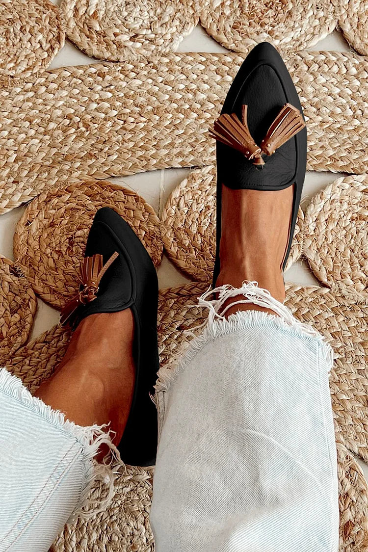 Celestina™ - Elegante Halbschuhe mit Quasten