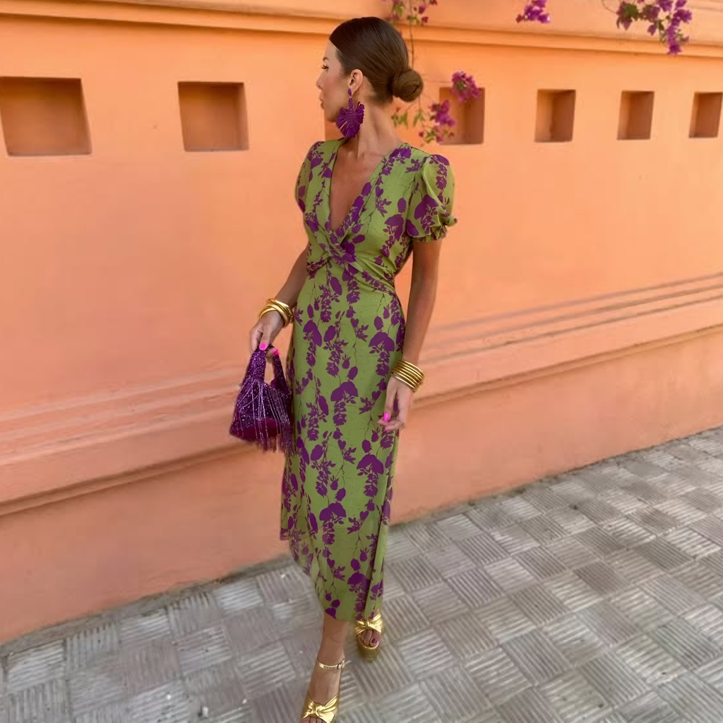 Eléa™ | Robe portefeuille fleurie