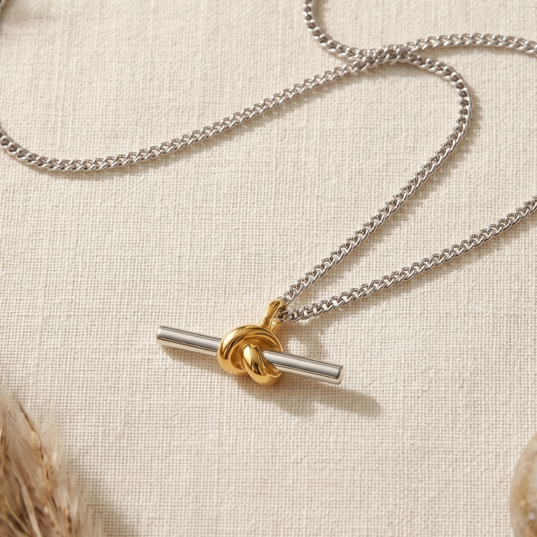 Celestina™ - Elegante Halskette mit Knoten-Design