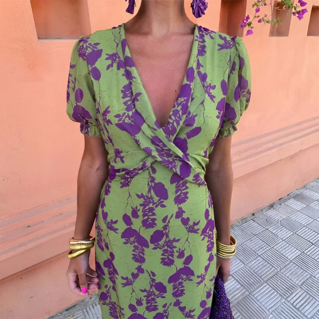 Eléa™ | Robe portefeuille fleurie
