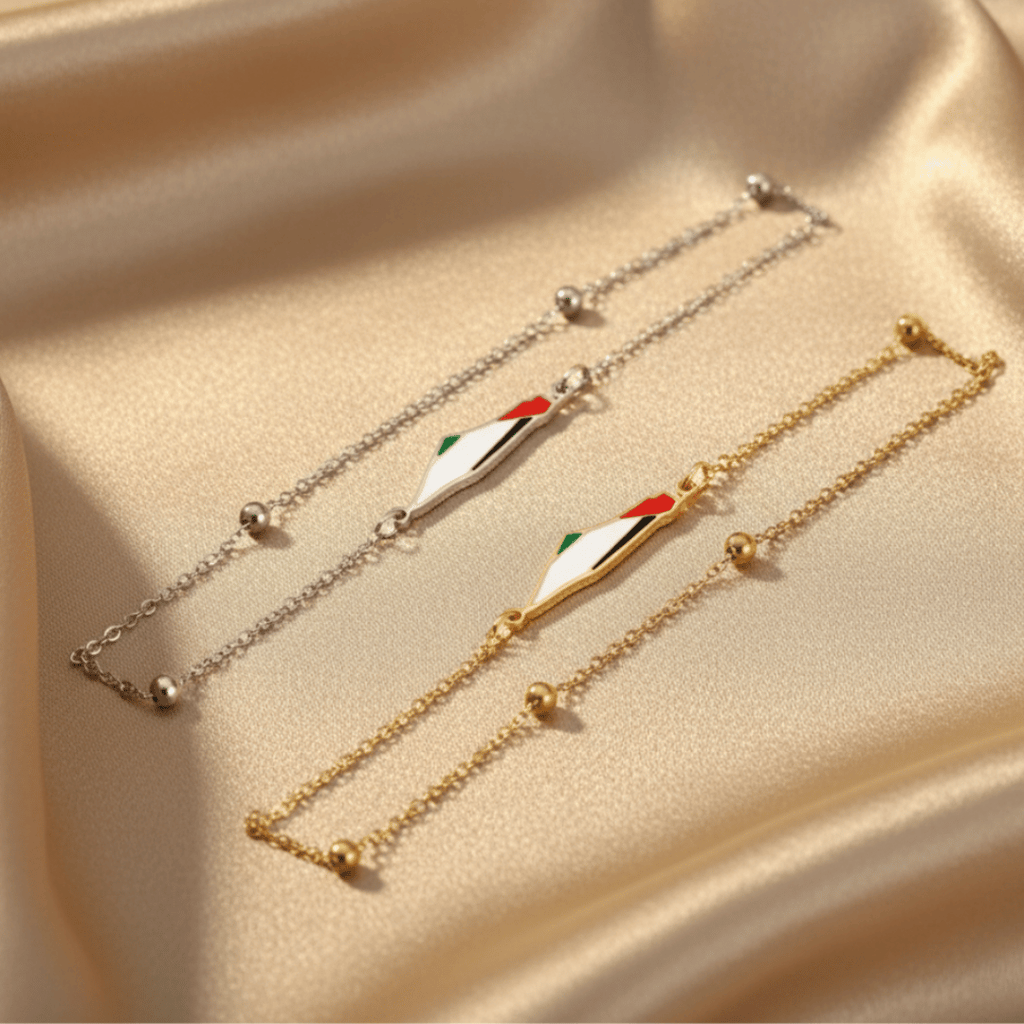 Serafina™ - Elegantes Armband mit Palästina-Karte