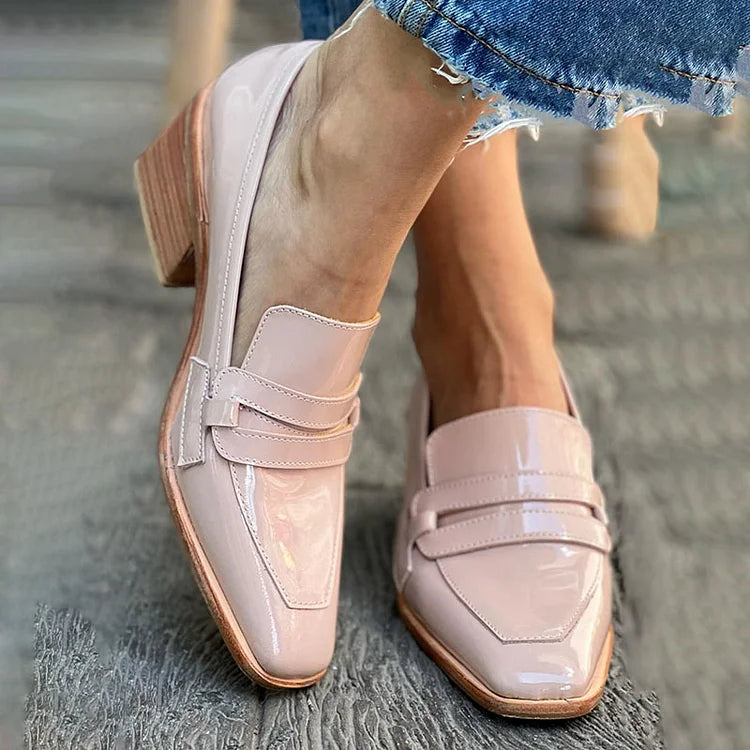 Lunavia™ - Elegante Halbschuhe mit breitem Absatz