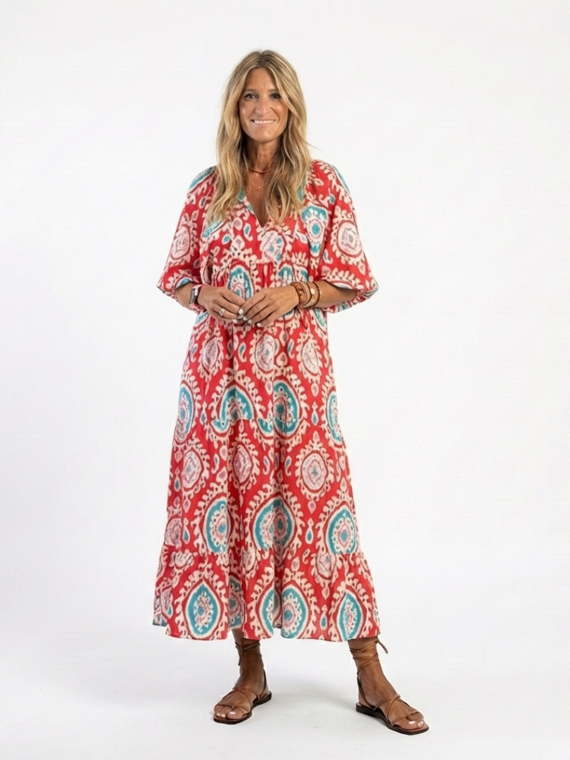 Zaria | Bedrucktes Midikleid