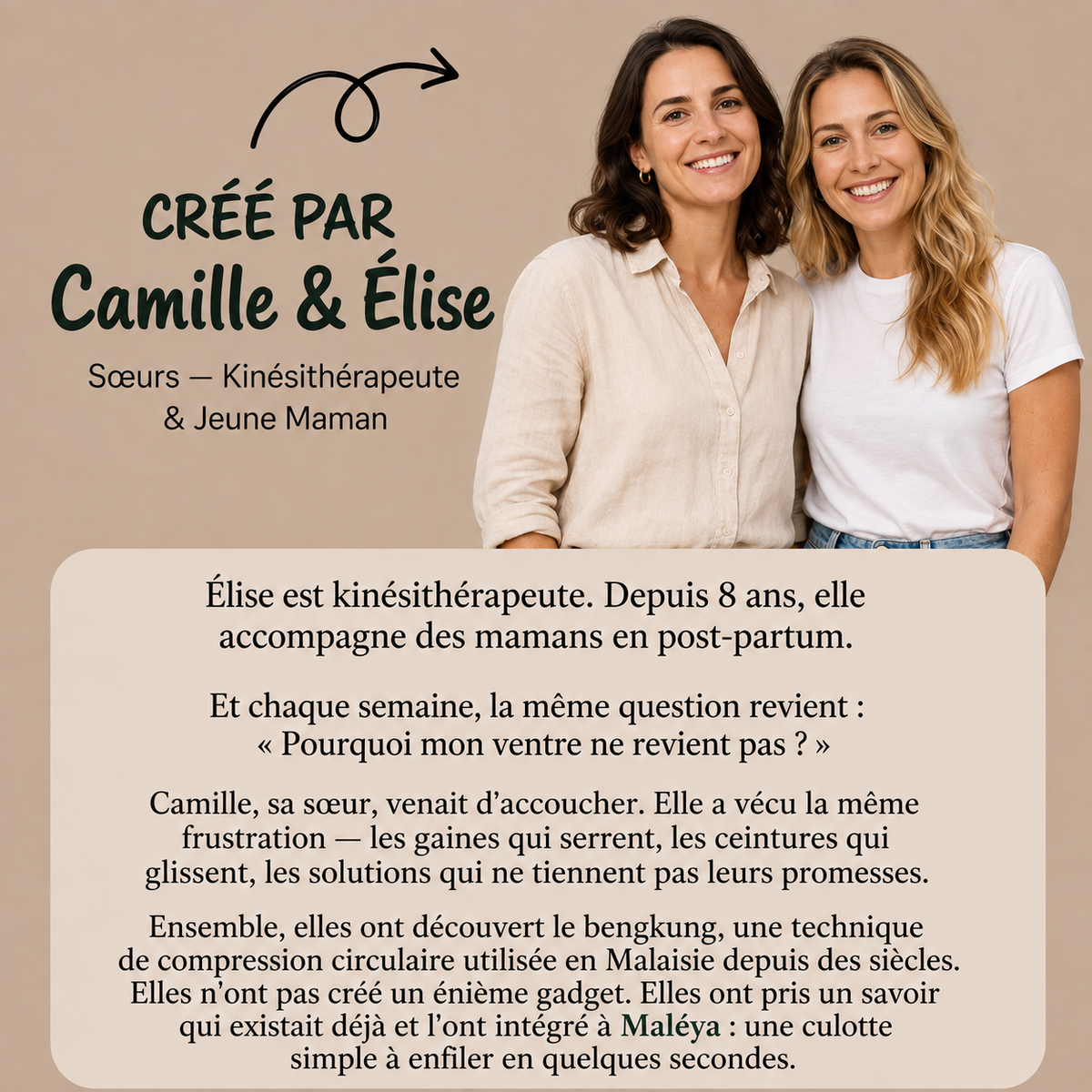 Maleya™ | Culotte Gainante Post-Partum