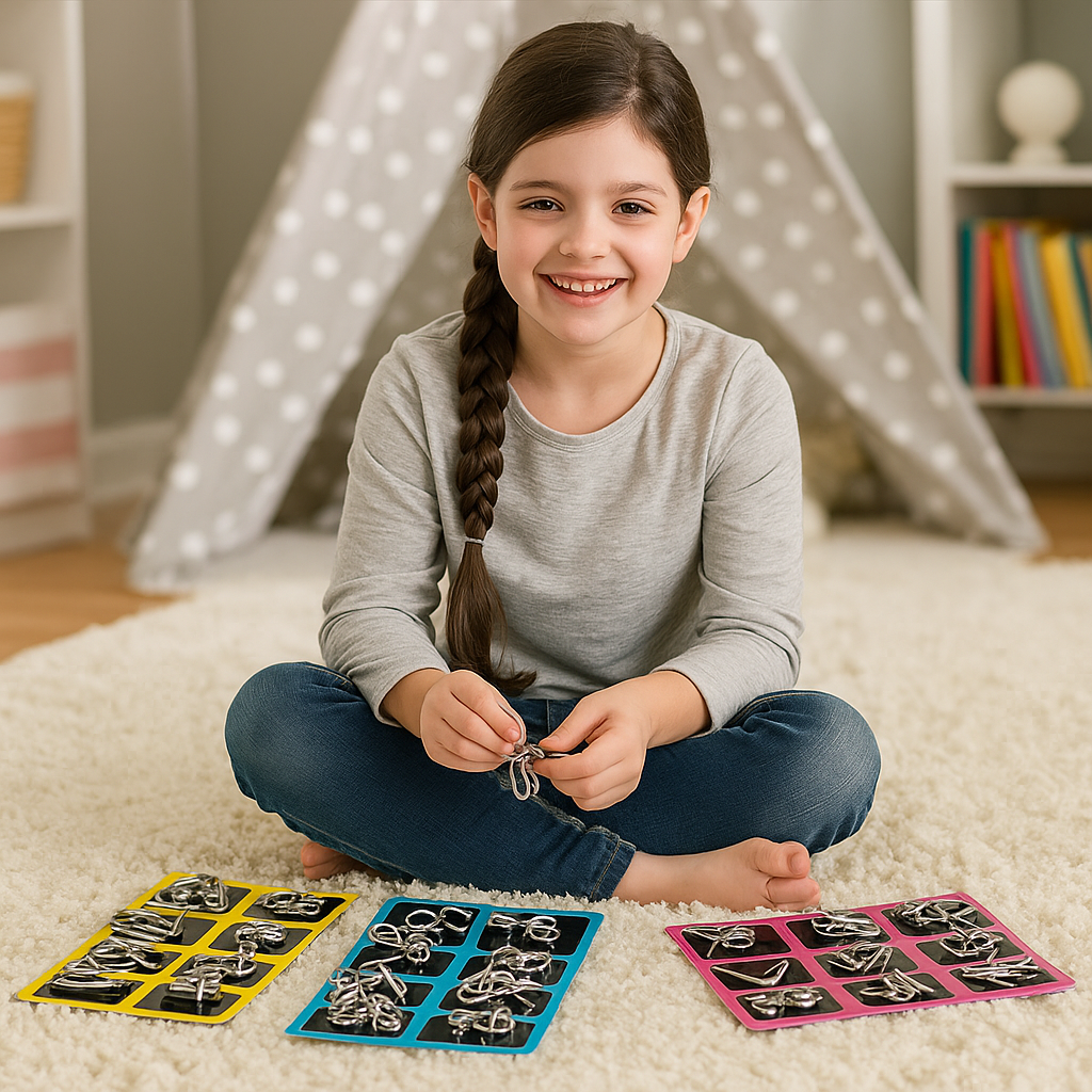 Ensemble de puzzles logiques pour enfants