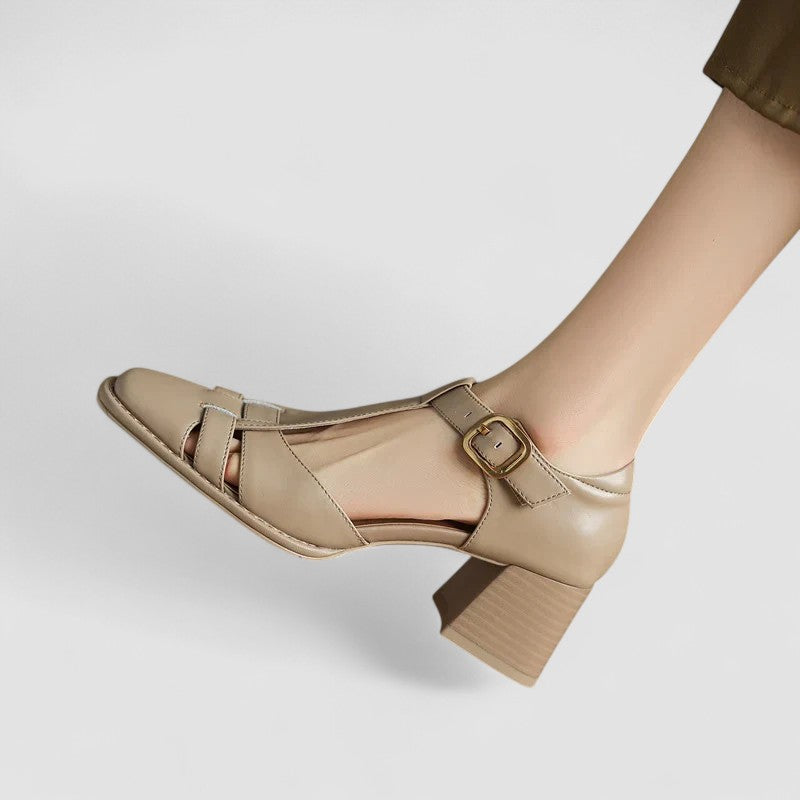 Scarlett – Talons blocs orthopédiques à bride en T