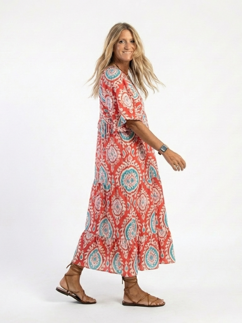 Zaria | Bedrucktes Midikleid