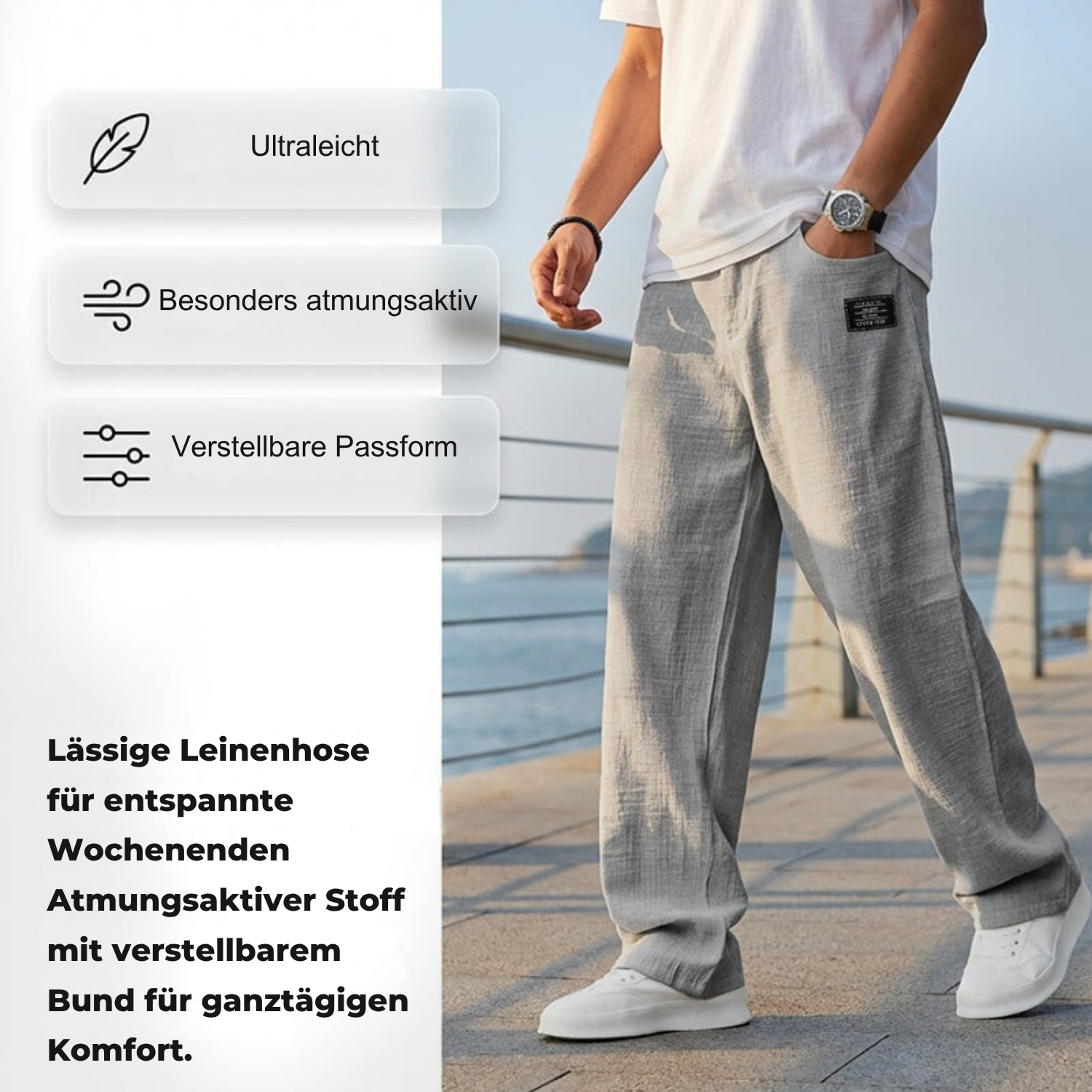 Luca™ | Pantalon homme aéré et léger