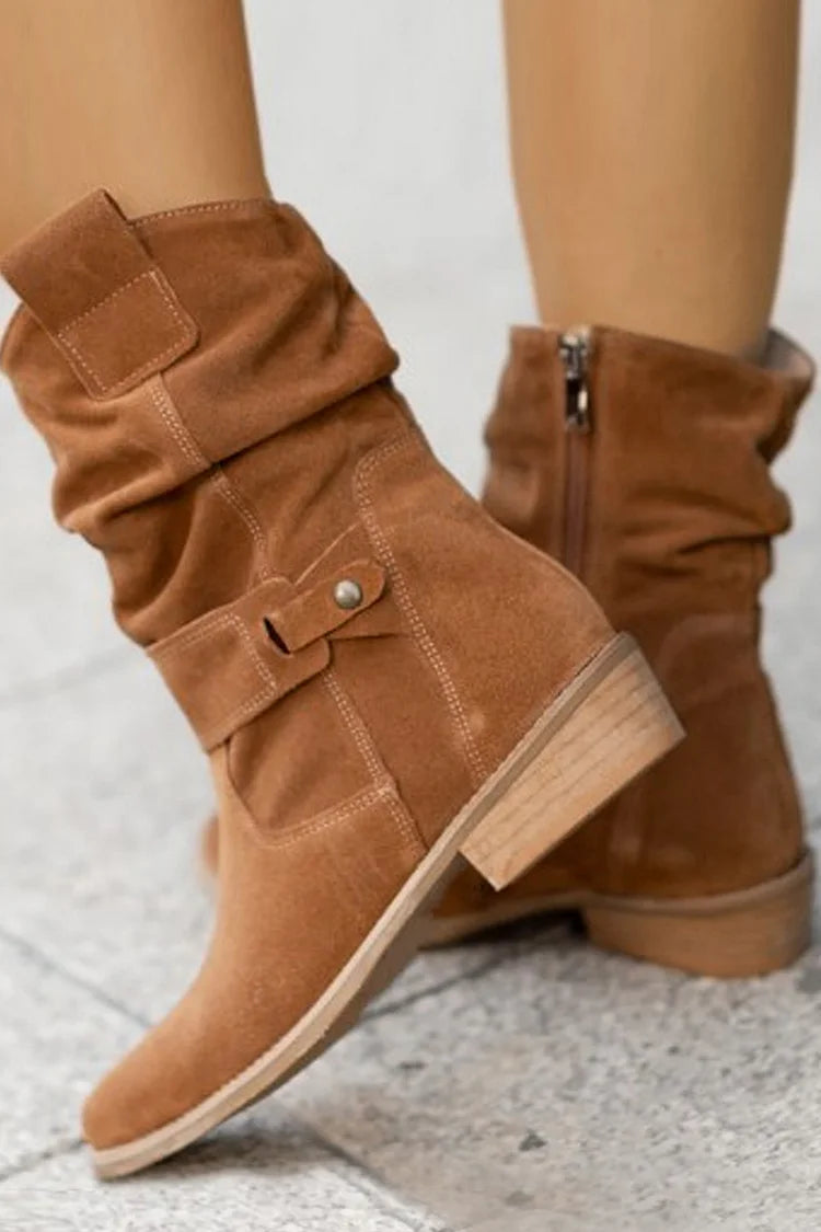 Clémence™ | Bottines Souples en Suède