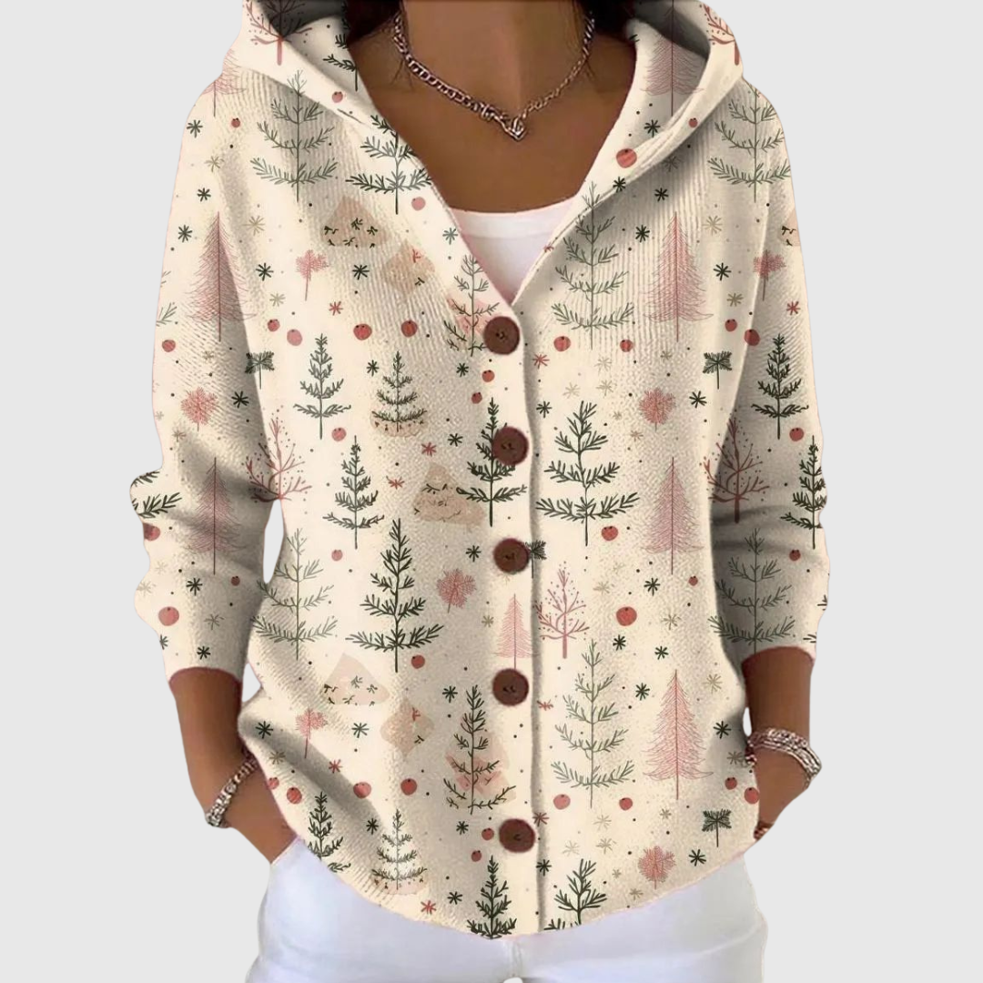 Marcella | Kapuzen-Strickjacke