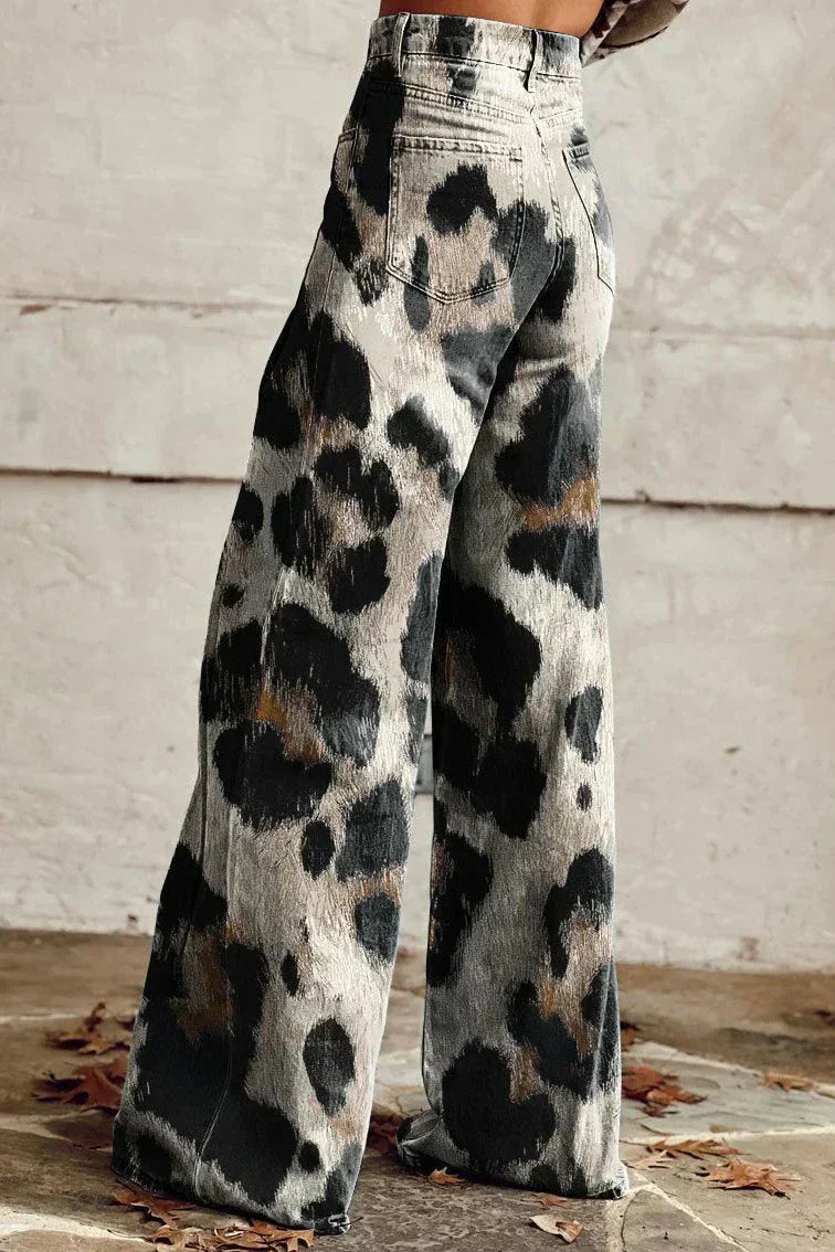 Cheetah - Pantalon bohème élégant
