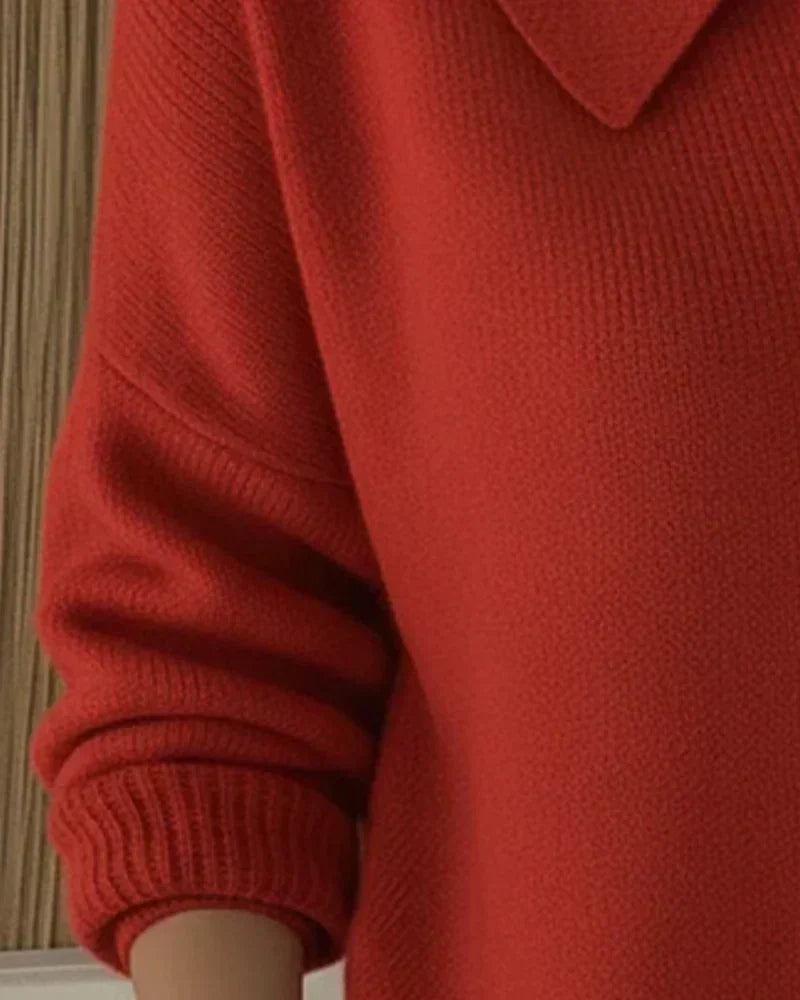 Vega | Pull en Tricot à Col Chemise