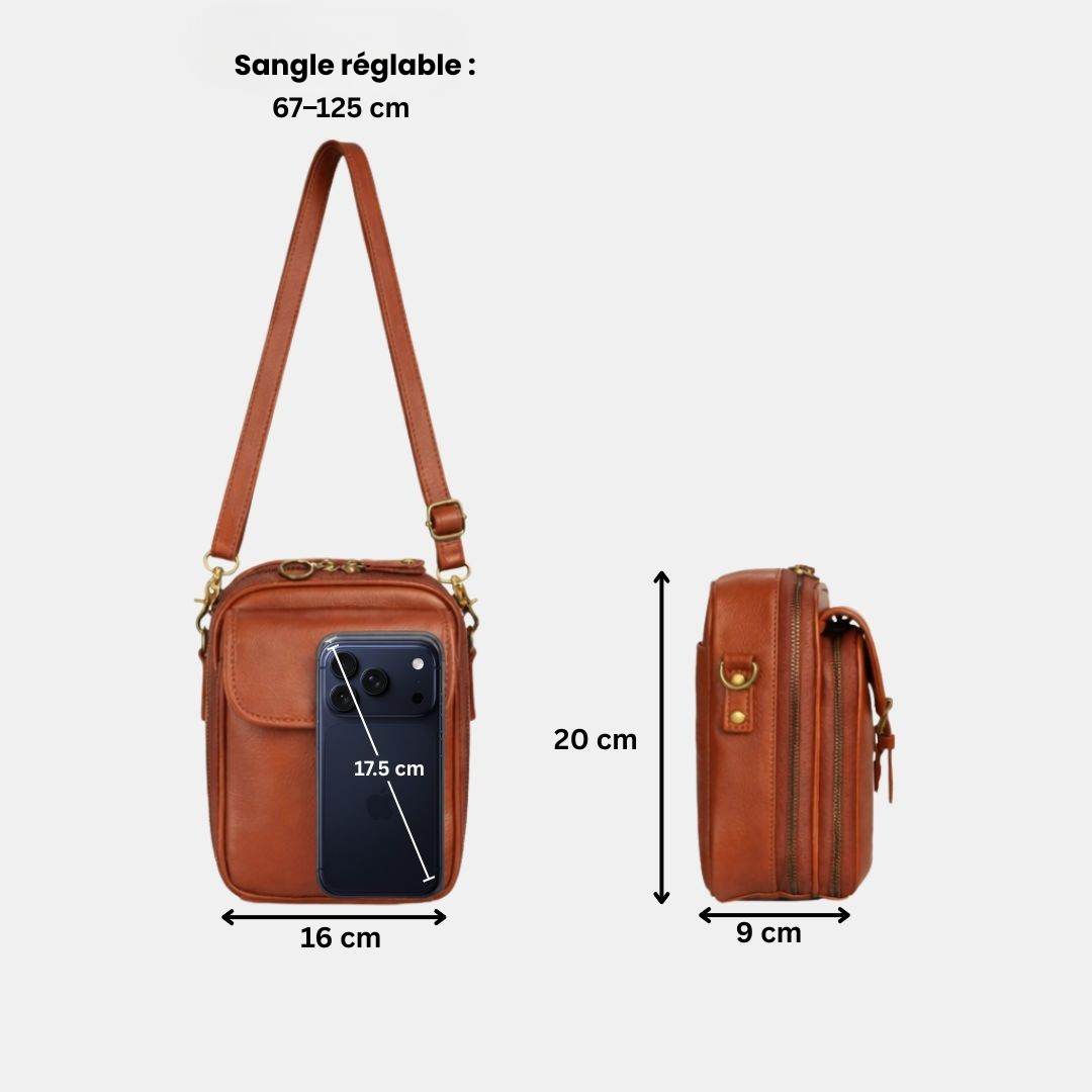 NESTA™ | Sac Bandoulière Organisé.