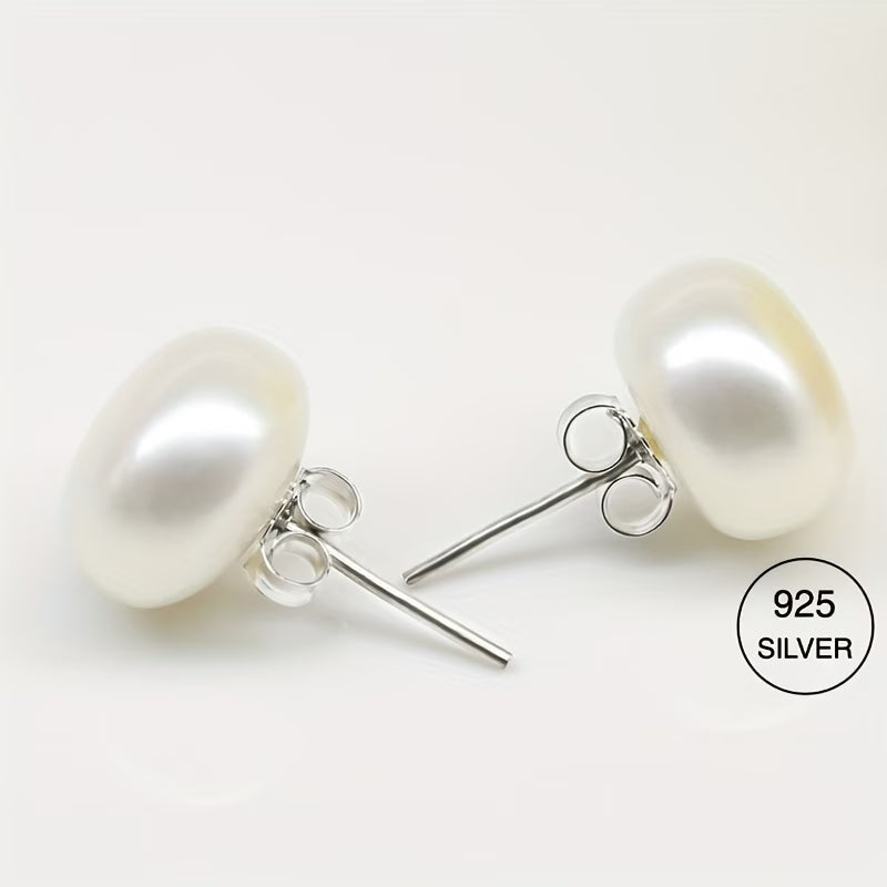 Klassische Perlen-Ohrstecker