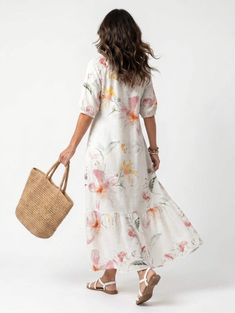 Noa | Midi Floral Dress