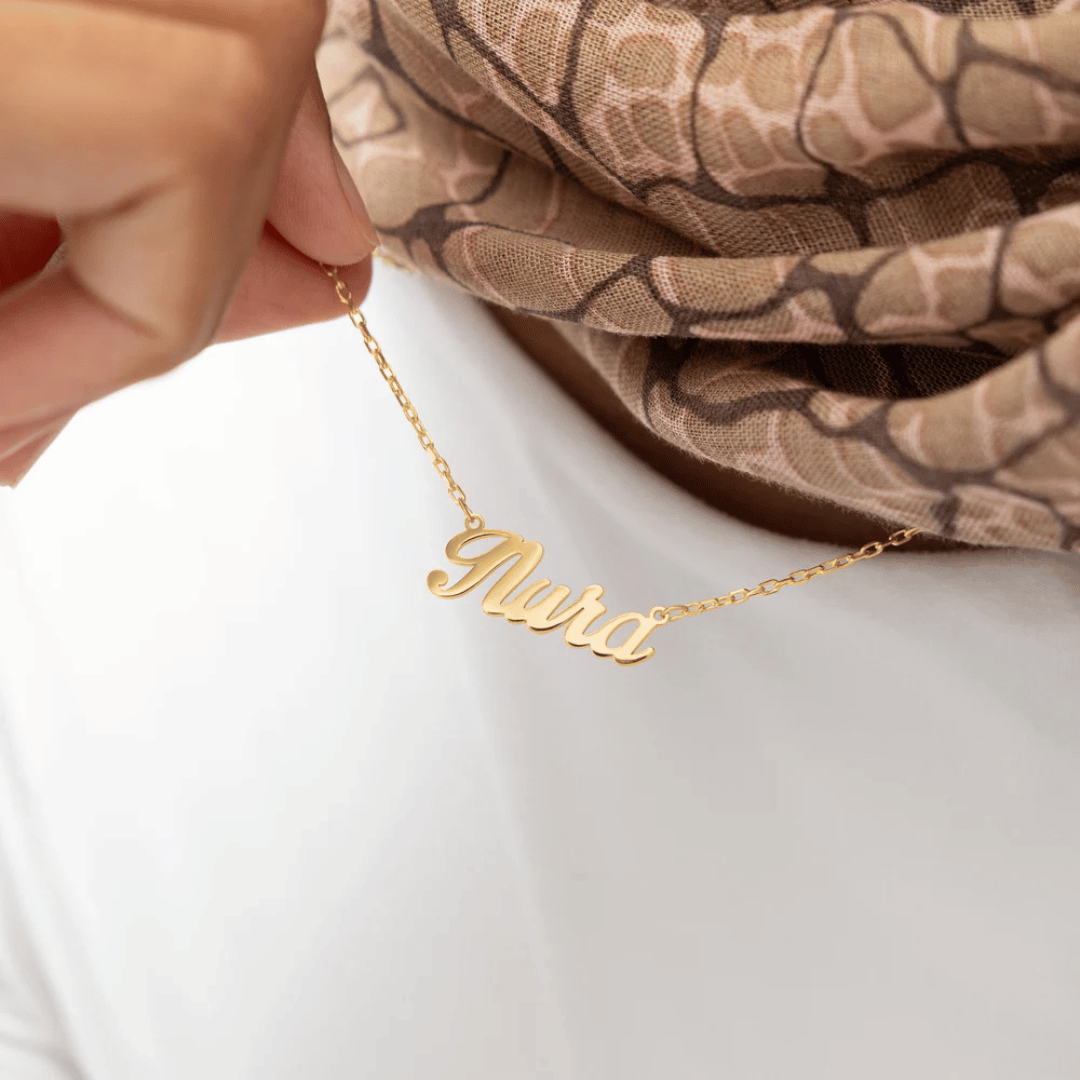 Lunavelle™ - Personalisierbare Halskette aus 18k Gold