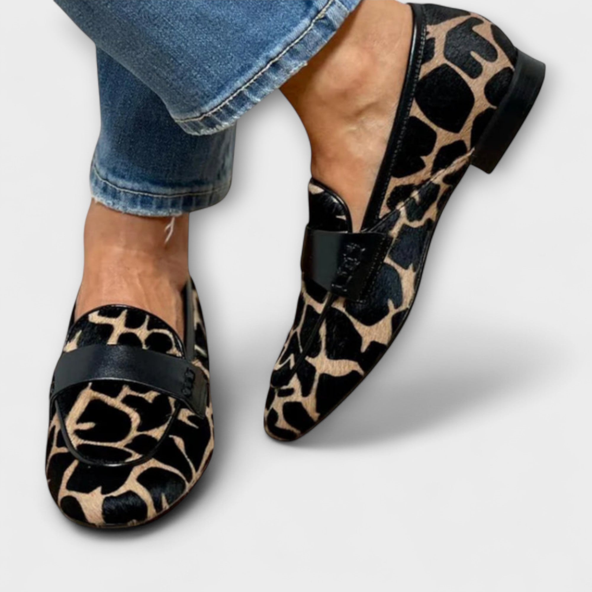 Aurore | Mocassins imprimés pour femme