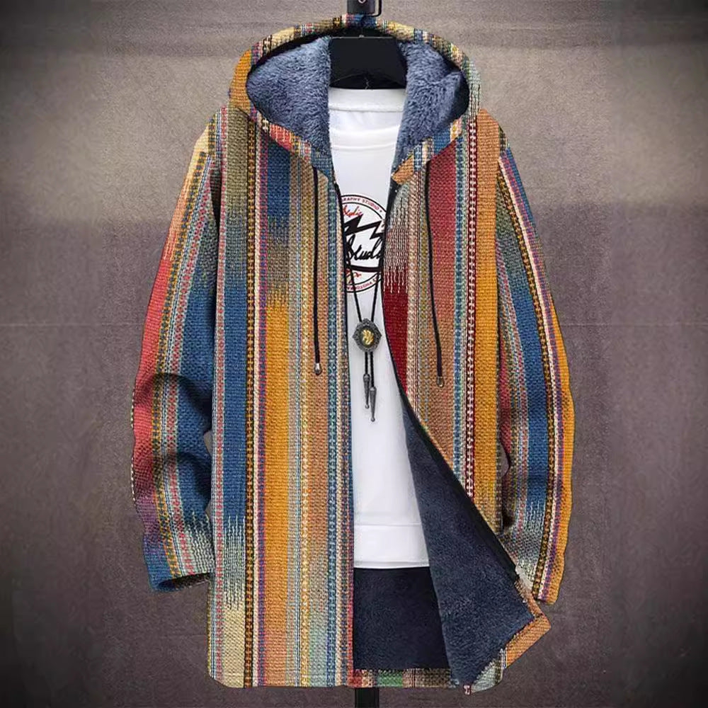Annet™ - Sweat à capuche zippé luxueux d'inspiration artistique