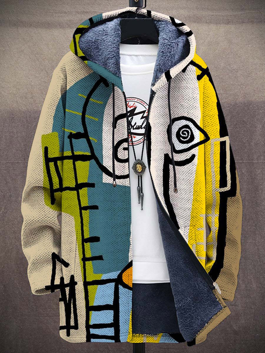 Bindi™ - Sweat à capuche zippé luxueux d'inspiration artistique