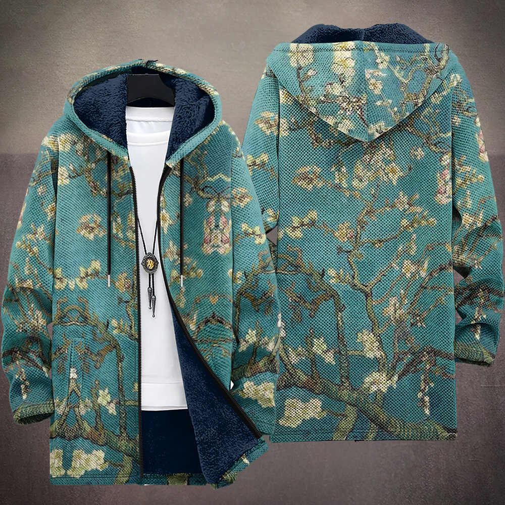 Celine™ - Veste à capuche zippée luxueuse inspirée de l'art