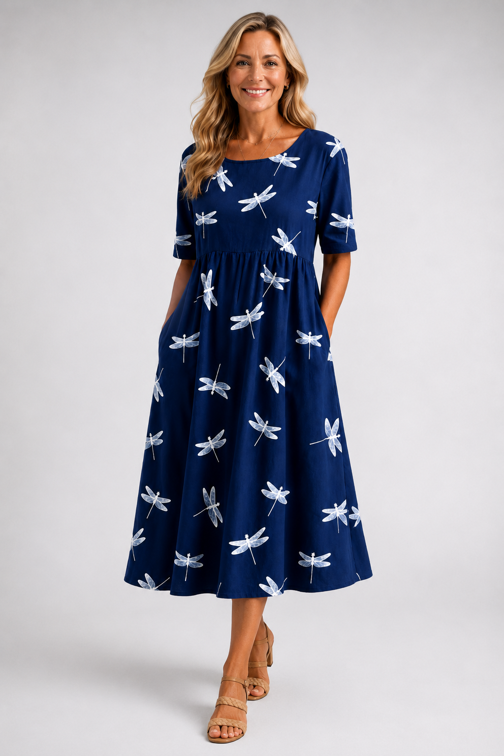 Evelina Midi Dress - Libellule