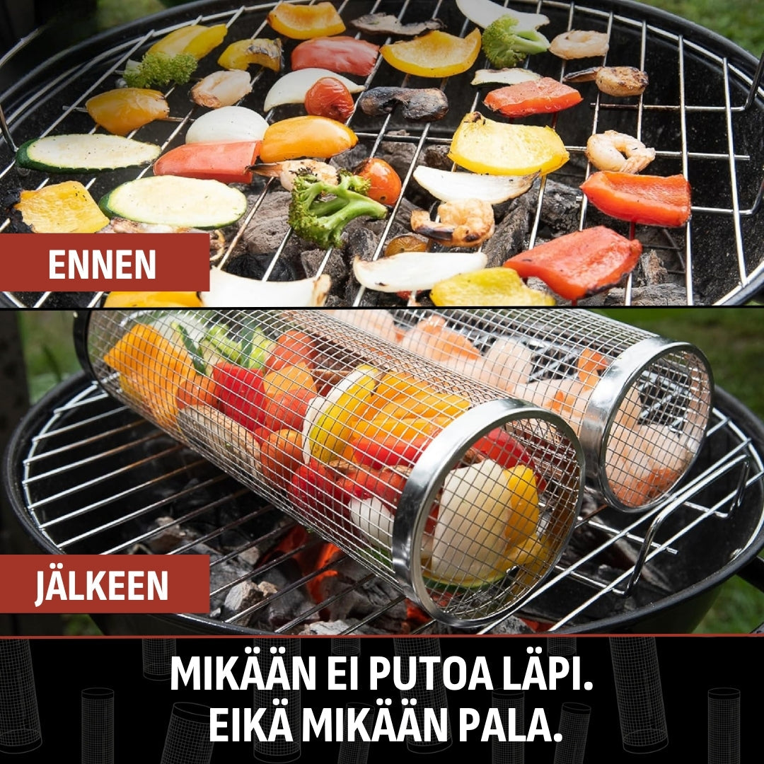 Edelstahl Grillkorb Pro – Perfekt grillen ohne Anhaften