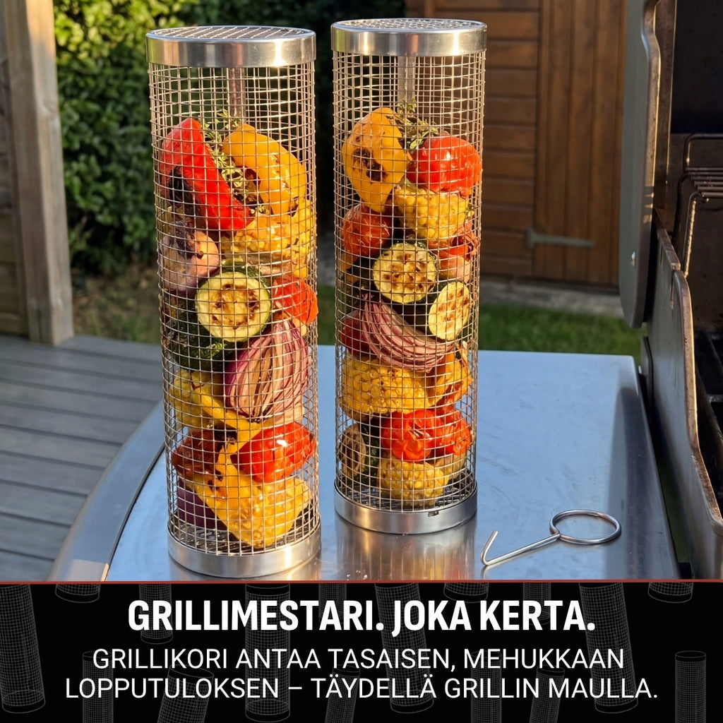 Edelstahl Grillkorb Pro – Perfekt grillen ohne Anhaften