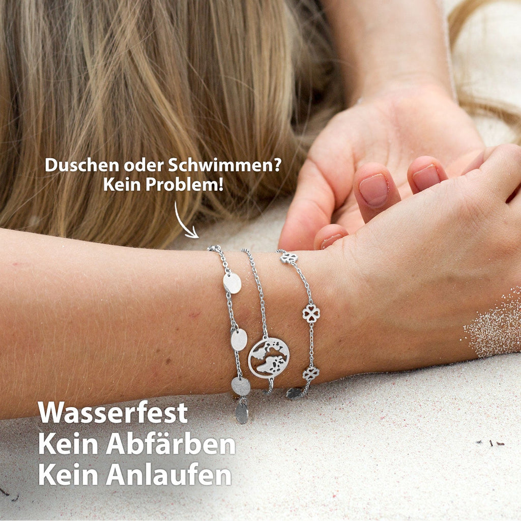 Bundle : Collier BonnyBliss Trèfle + Bracelet Argent