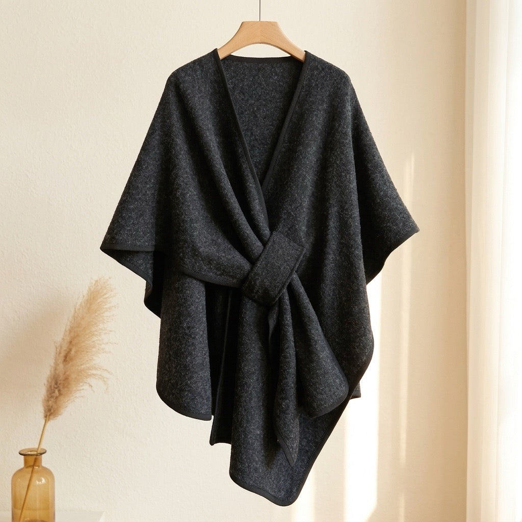 Eleganter Poncho-Schal