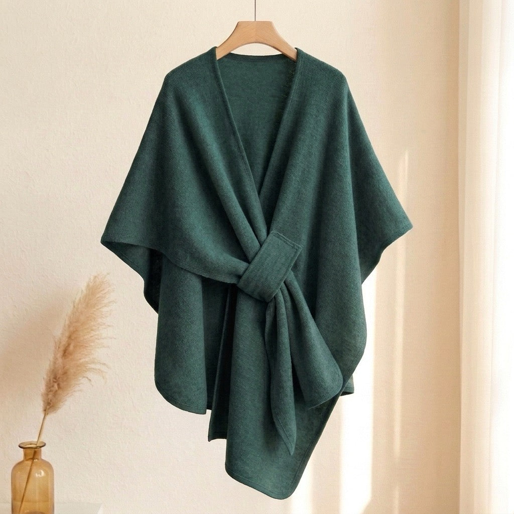 Eleganter Poncho-Schal