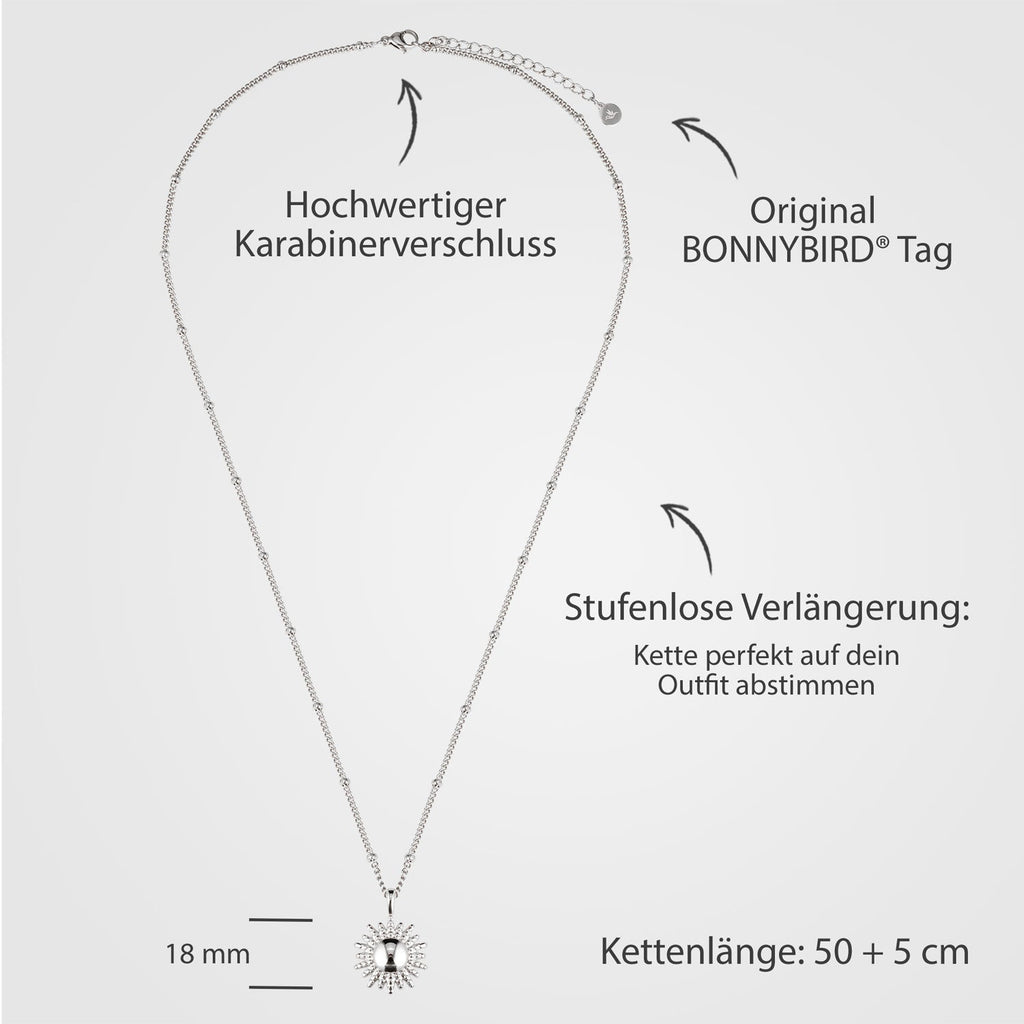 BonnySun collier soleil argent