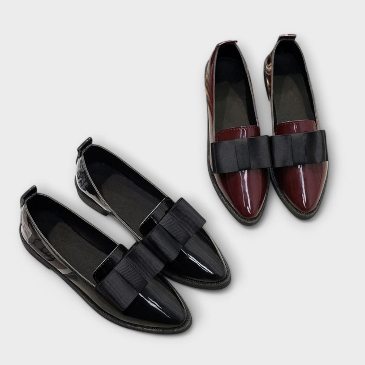 Elanette™ - Elegante Halbschuhe mit kontrastierendem Band