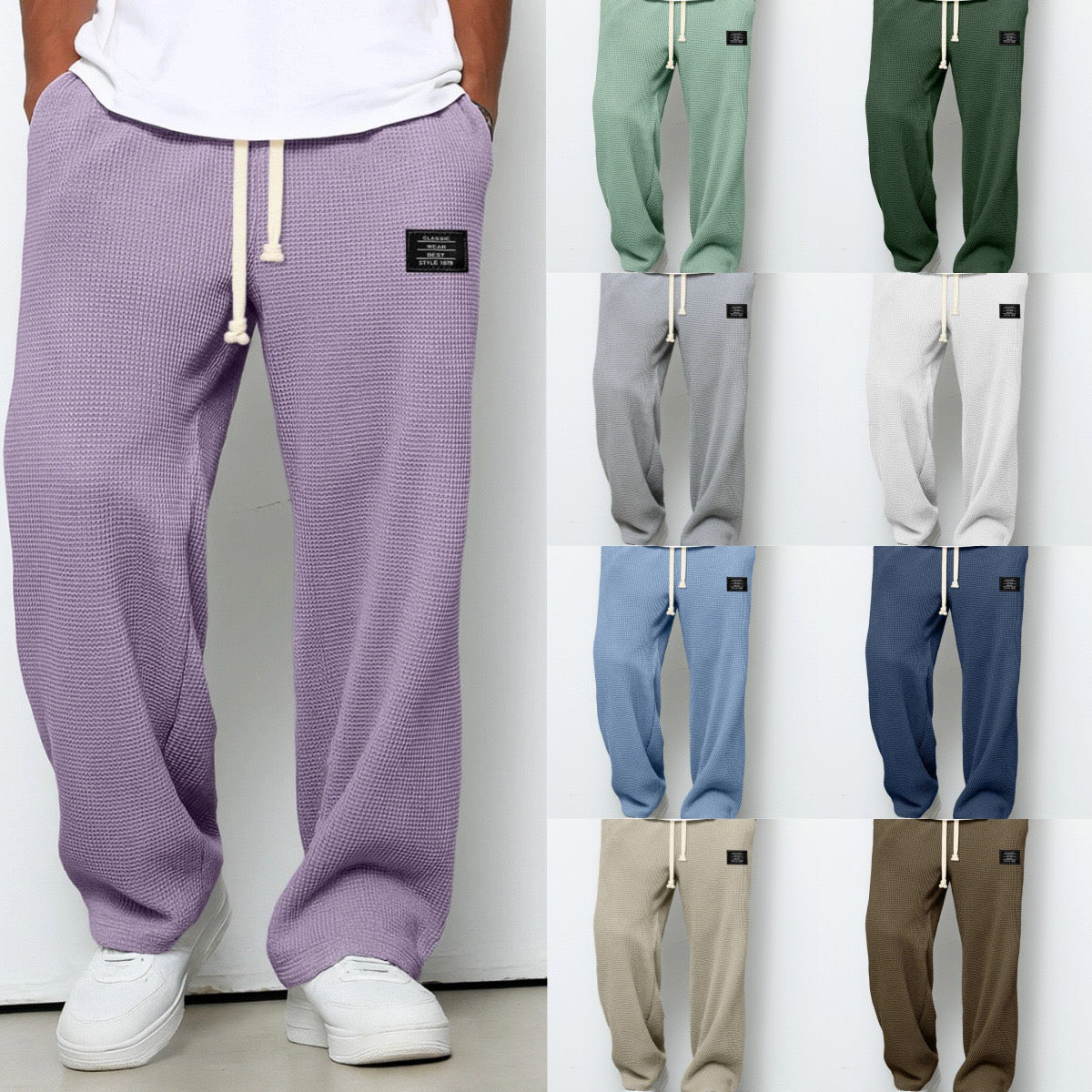 Alvaro™ | Pantalon élégant au motif structuré