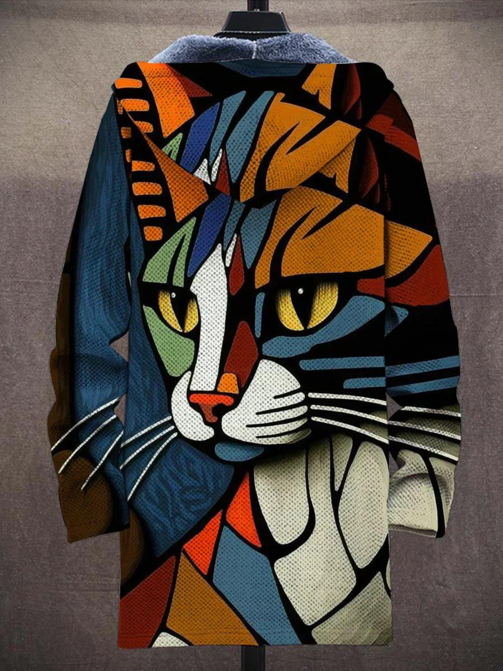 Jindalee™ - Sweat à capuche zippé luxueux d'inspiration artistique