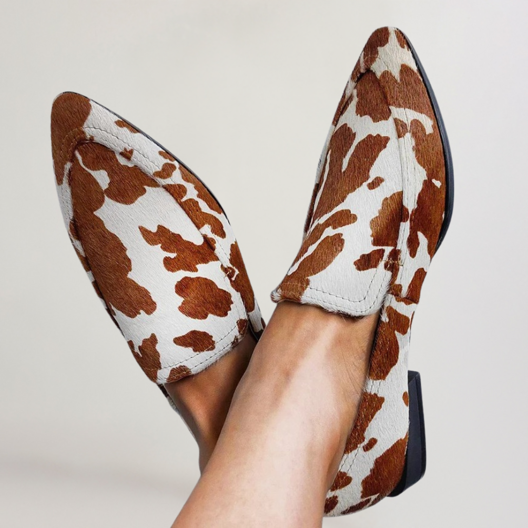 Léona | Mocassins élégants à talon plat