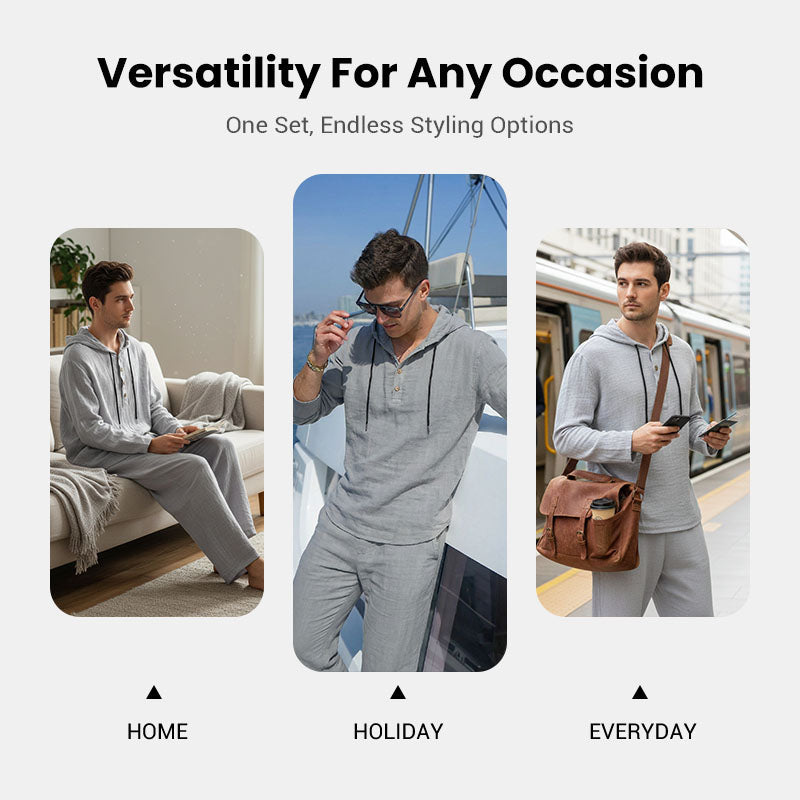 LinoSet™ – Ensemble d'été léger pour hommes