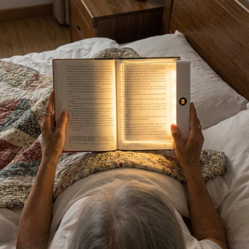 Lampe de lecture avec panneau lumineux