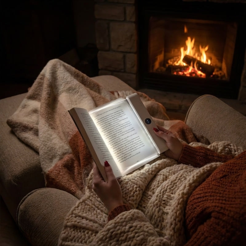 Lampe de lecture avec panneau lumineux