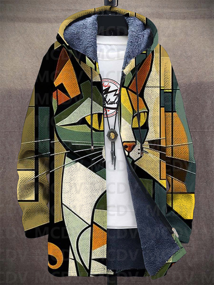 Lowanna™ - Sweat à capuche zippé luxueux d'inspiration artistique