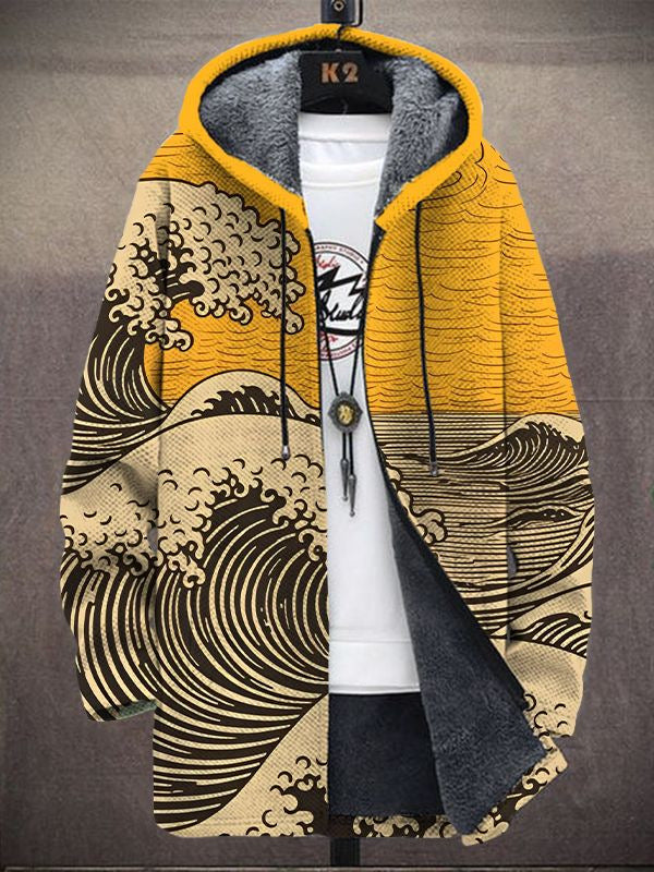 Nálha™ - Sweat à capuche zippé luxueux d'inspiration artistique