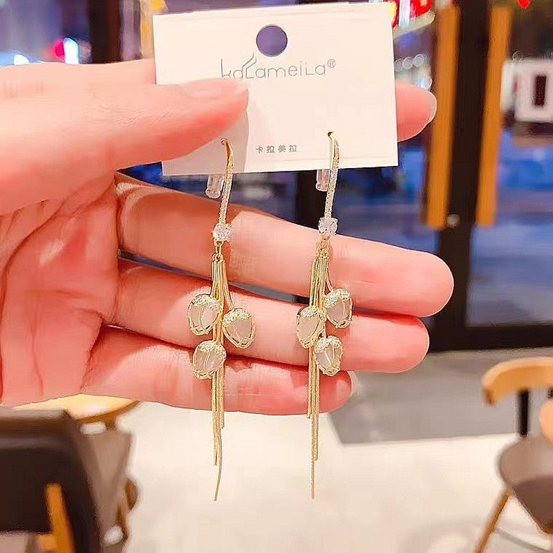 Blütenkristall-Earrings