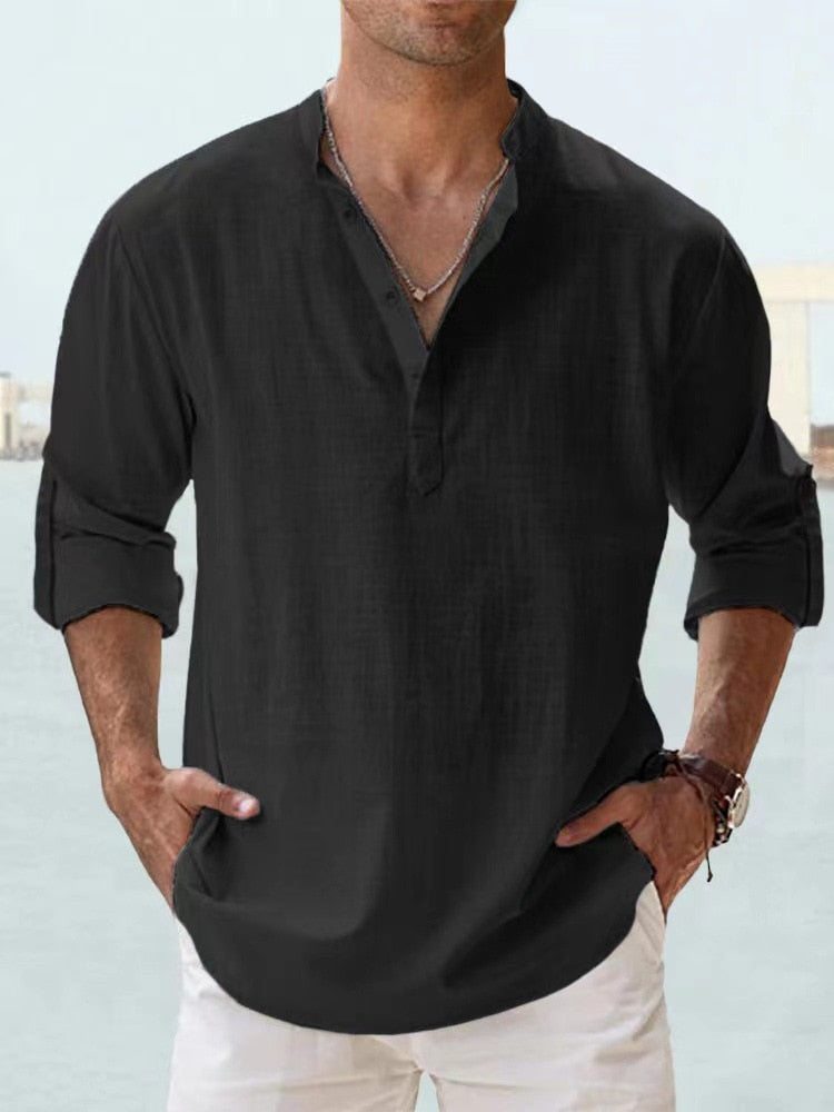 Arthur | Chemise sans col