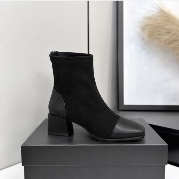 Solène™ | Bottines Élégance Suédée