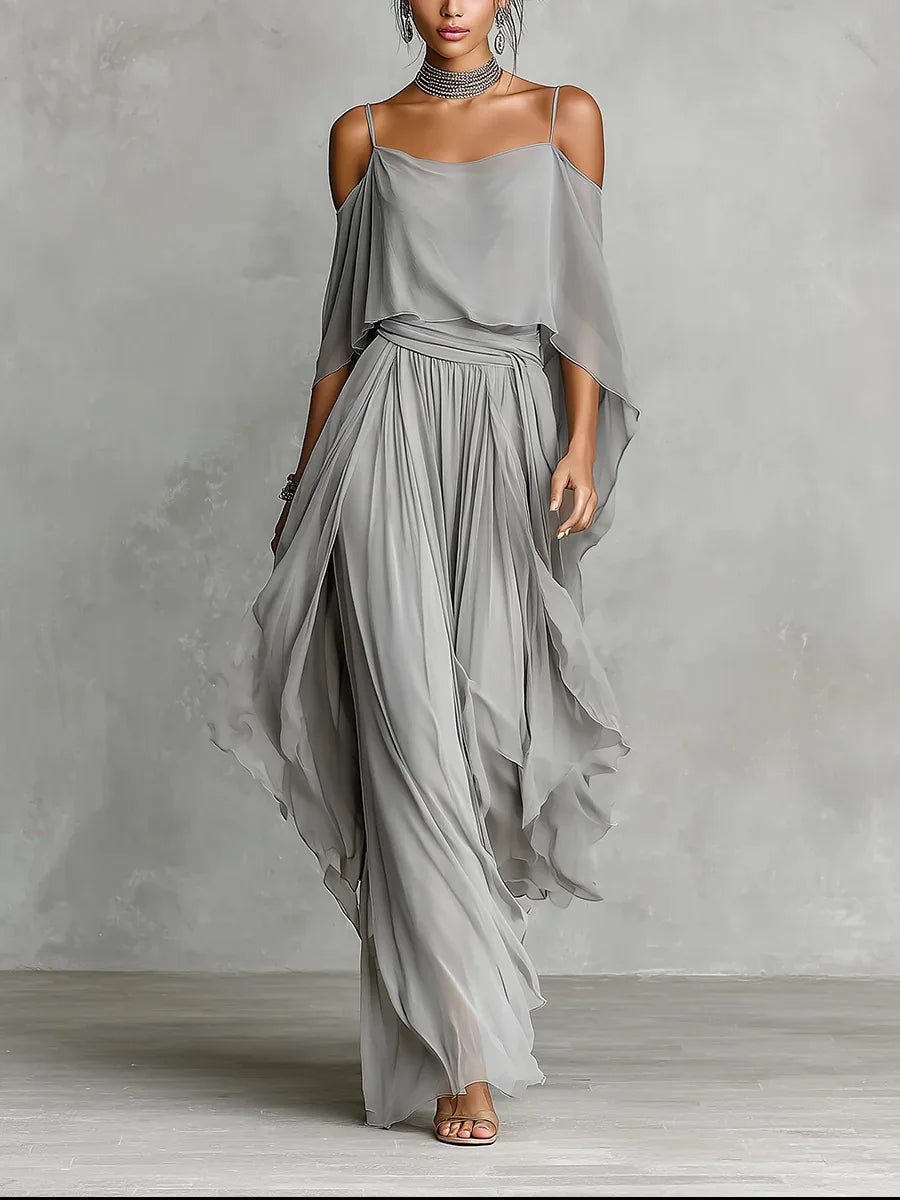 Tenue d'été légère en mousseline pour femme