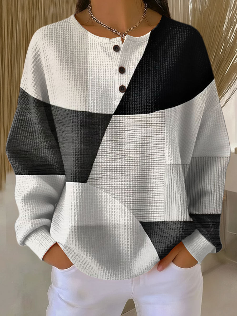 Consuelo | Pull Gofré à Double Épaisseur