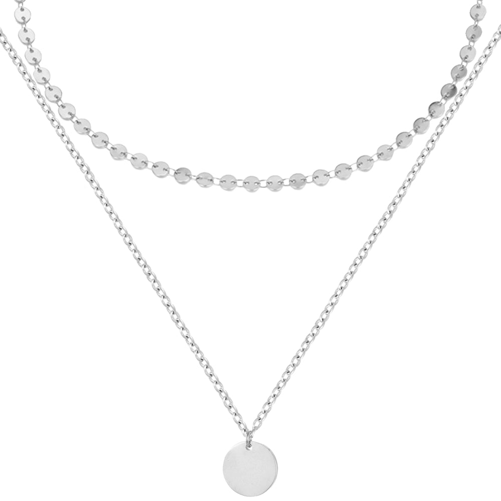 Ensemble collier BonnyBoho argent