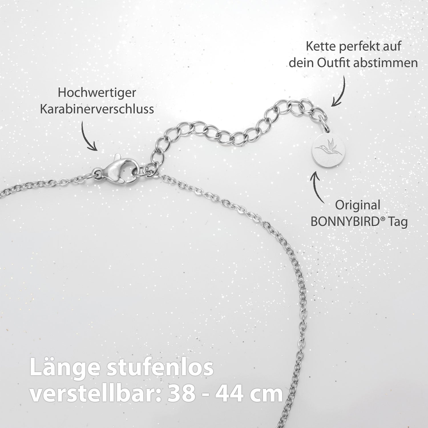 Collier BonnyCoin avec plaques d'argent