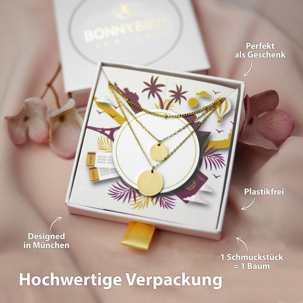 Ensemble collier BonnySydney doré