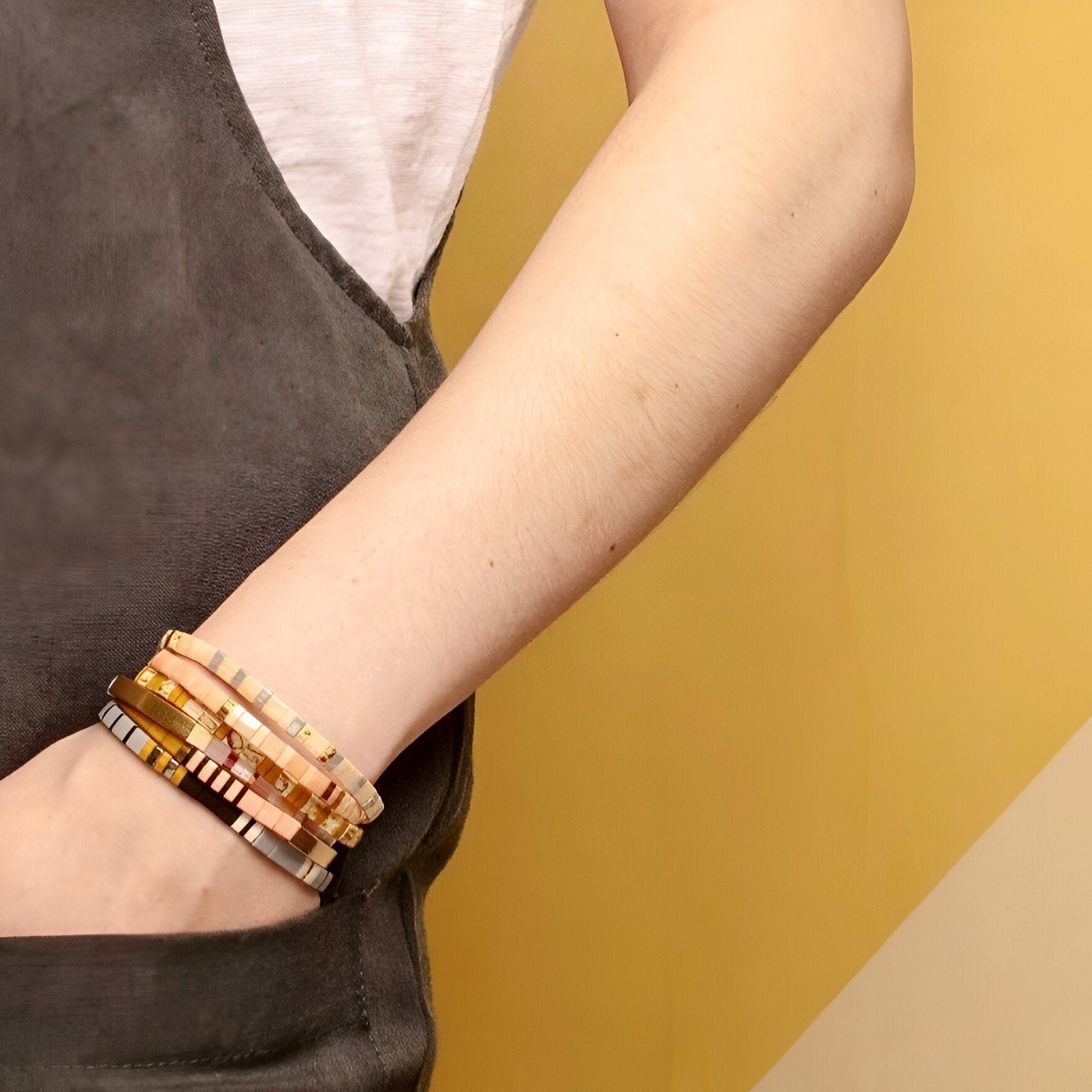 Bracelet perlé AozoraGold™