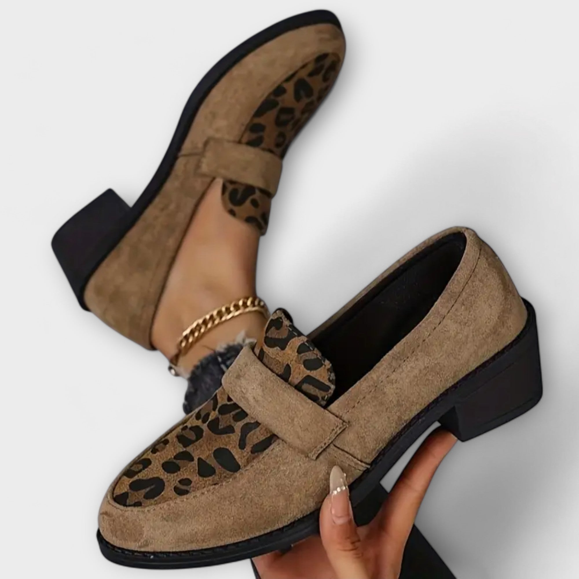 Aurora - Chaussures élégantes pour femmes à imprimé léopard